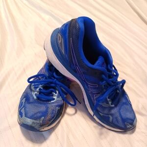 *2/$40* ASICS Gel Nimbus Blue and Purple Running Shoes Size 9